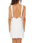 Summer elegant women casual white dress