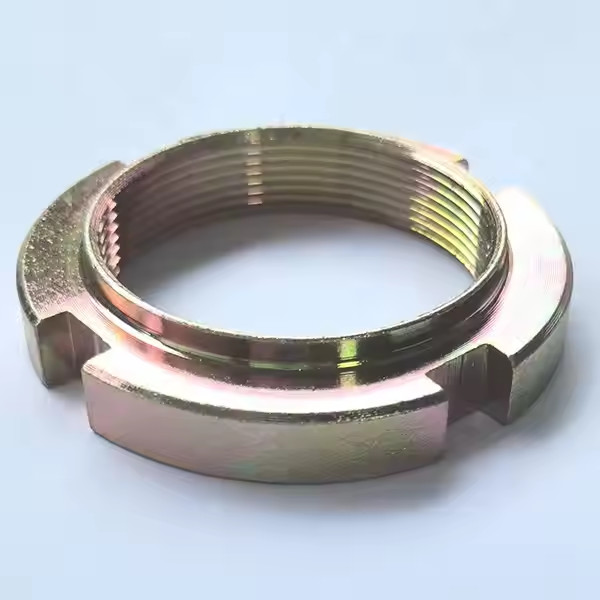 40Cr/35CrMo Rear Axle Nut M16-24 With Colored Zinc Plating Surface