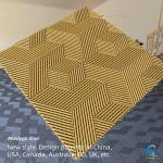 Square Garage Deck Tiles Anti Slip Plastic Garage Floor Mats
