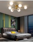 LED Chandelier For Living Room Bedroom Dining Room Kitchen Glass Ball Ceiling