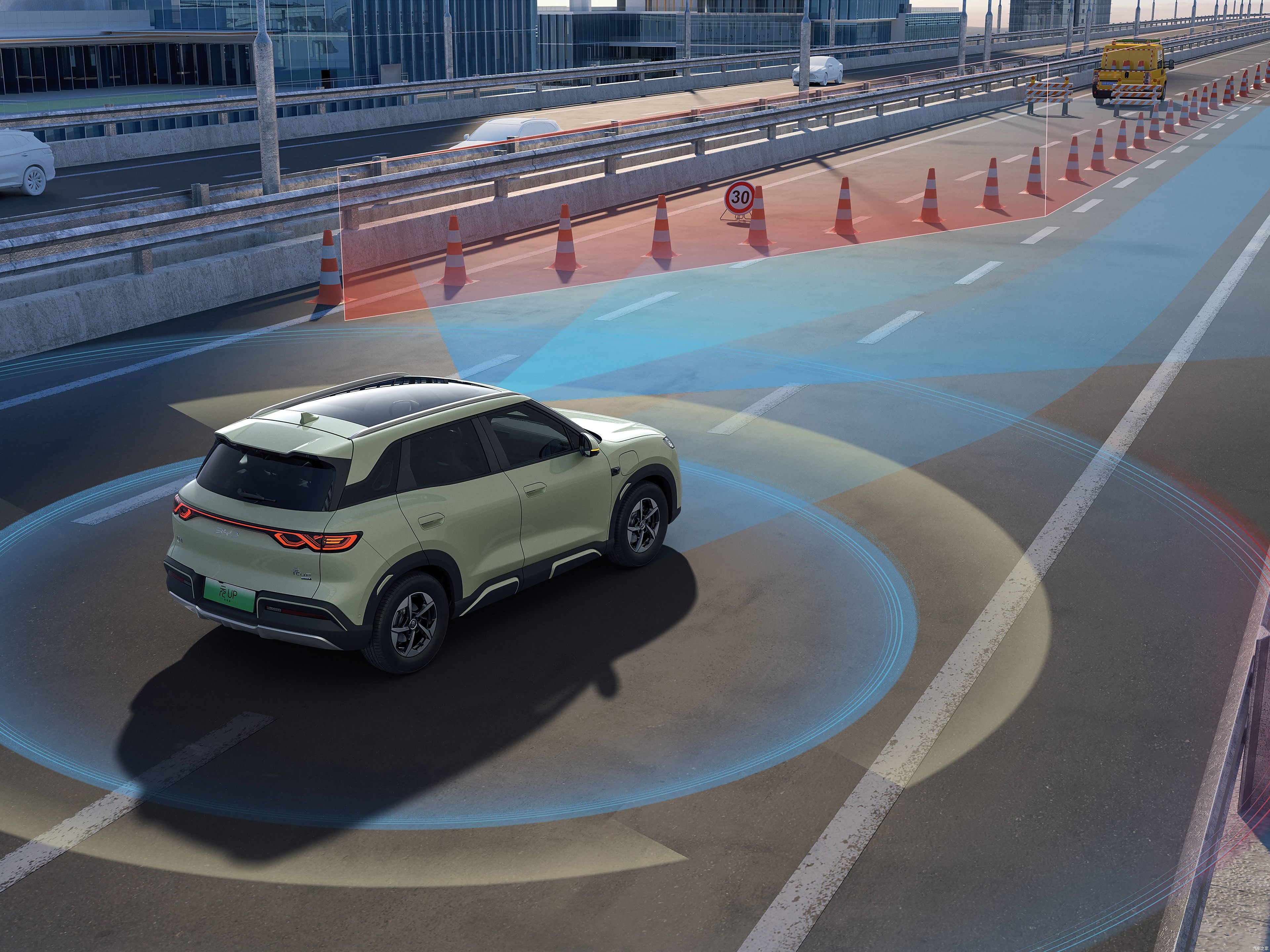 2025 BYD Yuan UP. has new smart driving features. Pure electric range of 301KM-401KM. best value for money