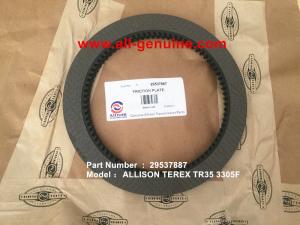 Quality 29537887 FRICTION PLATE ALLISON TRANSMISSION TEREX TRUCK HAULER TR35A 3305 wholesale