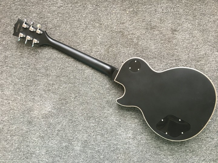 Flame Top matte black Color LP 3 Pickups Ace Frehley Budokan Vintage Electric Guitar