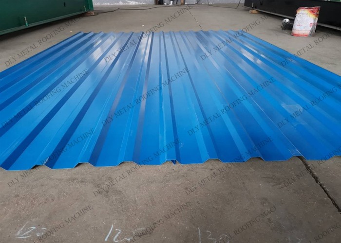 7m Trapezoidal Roll Forming Machine 380V Corrugated Sheet Metal Equipment