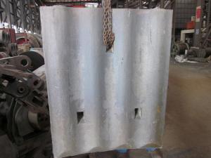 Quality High Cr White Iron Mill Liners D-12-D Coal Mill Hardness HRC58 - HRC61 After Shot Blasting wholesale