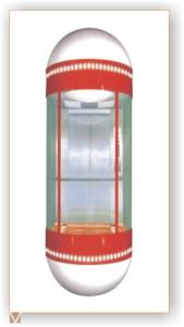 Quality ORIA Capsule lift sightseeing glass panoramic elevator wholesale