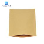 tough Resealable Kraft Paper Pouch Biodegradable Water Resistant