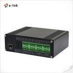 12VDC 48VDC Input Industrial Ethernet Switch RS232 To Fiber Media Converter