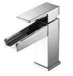 Single Lever Mixer Brass Waterfall Faucet For Bathroom