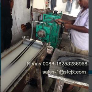 Quality Hot Feed Single Screw Rubber Extruder Machine Speed Adjustable wholesale