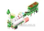 Continuous drum asphalt mixing plant