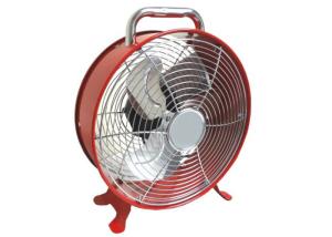 Quality Red 9&quot; Metallic Retro Antique Electric Fans 2 Speed 3 Blade for Home Appliance wholesale