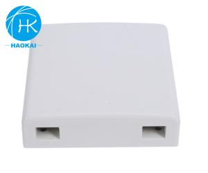 Quality 2port Indoor FTTH Faceplate Box Desktop SC LC UPC 86type Mini Fiber Optic Rosette Box wholesale