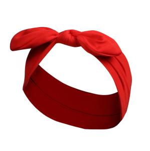 Quality Black Green Red Bow Headband Children Hair Accessory Logo Customized wholesale