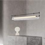 Modern Minimalist Chandelier Living Room Nordic Study Office gold rectangle