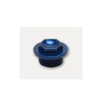 100% CNC Motorcycle Parts, process oil filler cap with blue anodized finish