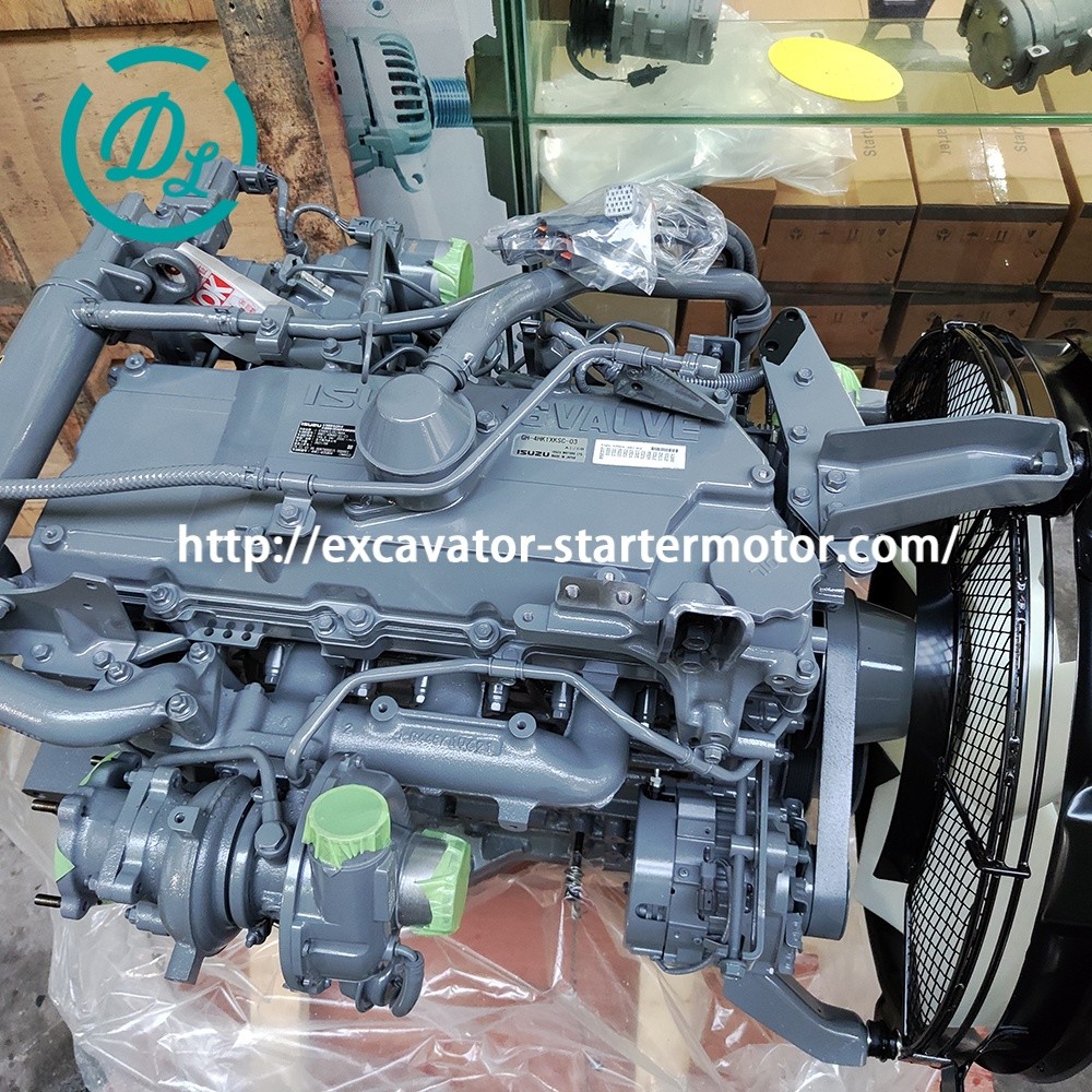 GH-4HK1XKSC-03 Diesel Engine Assembly Excavator ZX240-3 SH200-6