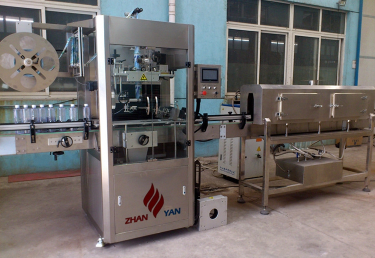 CE Approved Shrink Sleeve Labeling Machine , Filling Capping And Labeling Machine