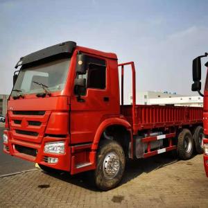 Quality 10 Wheel Red 6x4 371HP Sinotruk Howo Cargo Truck wholesale