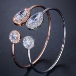 Fashion Brass Tennis Bracelet AAA CZ Bling Bling Bracelet Bangle Cubic Zirconia