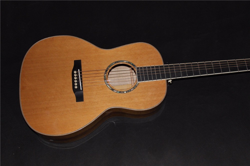AAAAA all solid OO body guitar custom Solid OO acoustic guitar 14 frets acoustic electric guitar