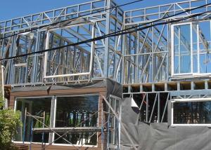 Quality As / Nzs Wooden Log Houses Light Steel Roof Truss Prefab Bungalow Homes wholesale