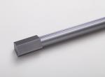 aluminum material curtain rod with aluminum finals simple design