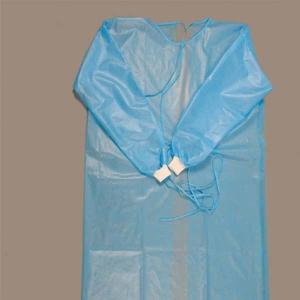 Quality Hospital Blue SMS XXXL Disposable Hospital Gowns wholesale