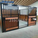 Durable European Horse Stalls 3.5m Length Customizable Materials