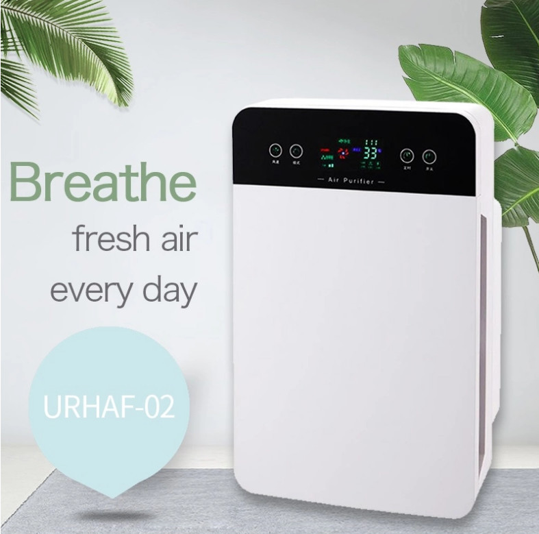 PM2.5 Detection 48W 180M3/H Carbon Filter Hepa Cleaner