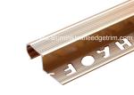 Curved Aluminium Bullnose Stair Nosing Machanical Polished Anti - Skidding