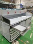 Pizza Pre Table Refrigerator With Drawers Commercial Kitchen Salad Workbench