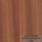 Makore Fancy Plywood Board Veneer Sapele Mahogany Plywood Customized