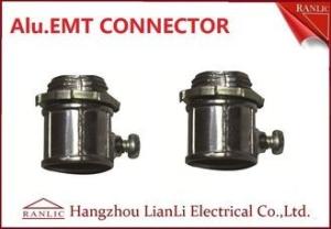 Quality 1/2 EMT Connectors Fittings , Aluminum Alloy 4 EMT Connector Customized wholesale