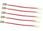 Copper Plating Battery Nickel Tabs Spade Terminals Electronic Cable Wire