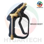 Brass High Pressure Washing Gun With Extension Tube Click Quick Connect Easy