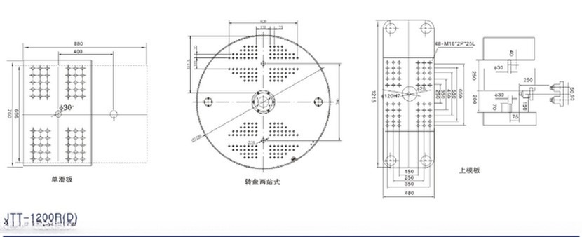 ABS Plastic Processed Hydraulic 120 Ton Injection Moulding Machine Vertical Rotary Table