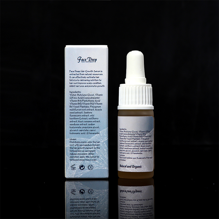 Face Deep Hair Growth Serum Permanent Makeup Tattoo Ctivation Fluid 10ml/bottle