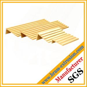 Quality floor Brass non-slip nosing profile sections wholesale