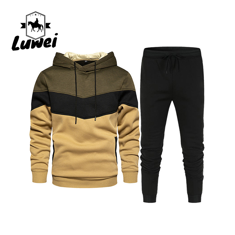 Moletons Heavy Two Piece Set Pullover Sweat-shirt Logo Designer Cotton Men's Hoodies & Sweatshirts Set