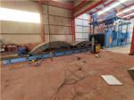 Inlet Width 1600mm H Beam Shot Blasting Machine Cleaning Steel Plate