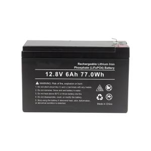 Quality FCC Deep Cycle Lifepo4 Battery 12v 6ah Portable Lithium Battery wholesale