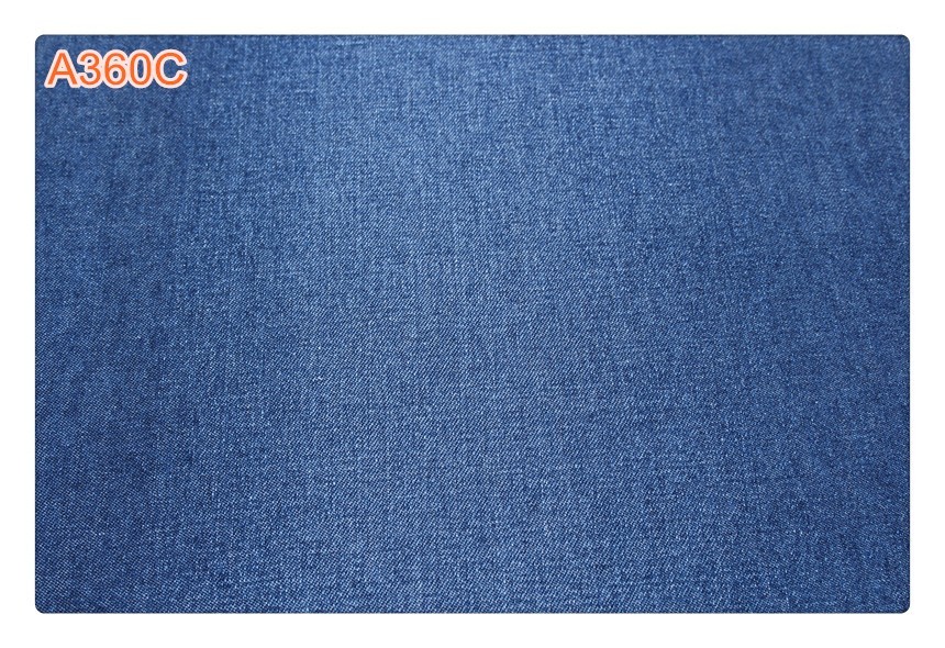 Breathable TC 62 63'' Light Blue High Stretch Denim Fabric 8.2oz Work Wearing