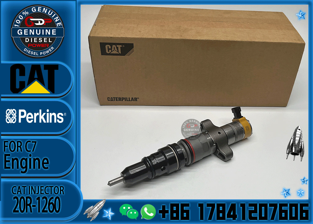 Diesel Engine Parts Common Rail Fuel Injector 20R-1260 for CAT C7 Diesel Engine CNDIP Factory price
