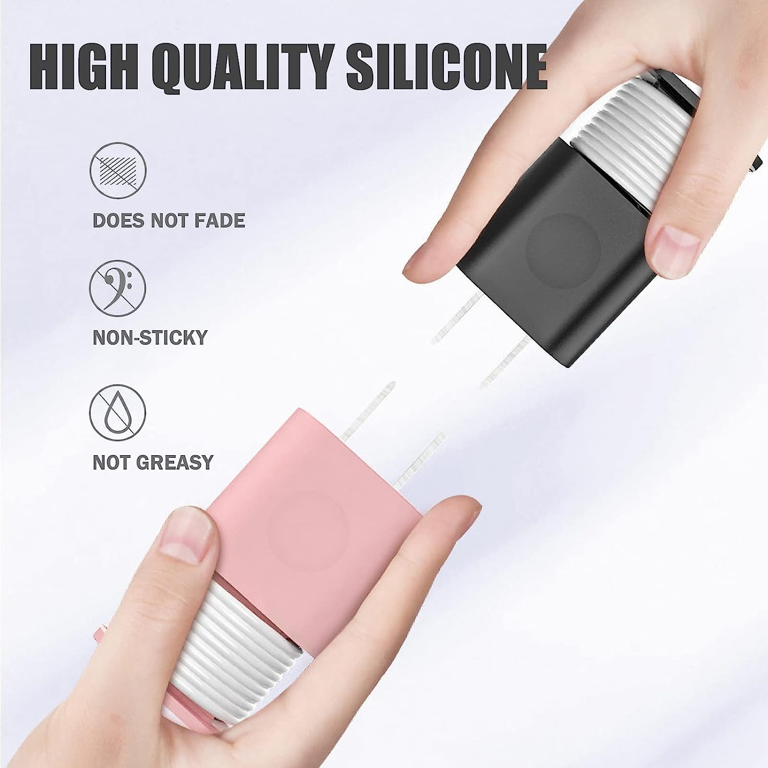 Anti Scratch 2 In 1 Silicone Charger Case Waterproof Non Slip