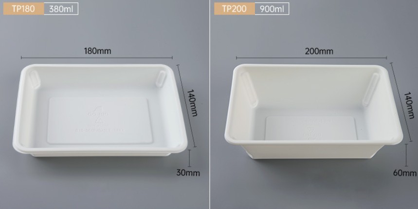 52g Degradable cornstarch disposable plates For Fresh Fruit And Vegetable Tray
