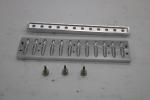 12 Holes Vermicelli Lipstick Making Mold Aluminum 1 Year Warranty