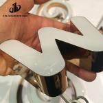 Fillable letter beads russian alphabet clear acrylic letters