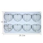 Heart Shape 3d Cake Mould Customized Food Grade Diy Handmade