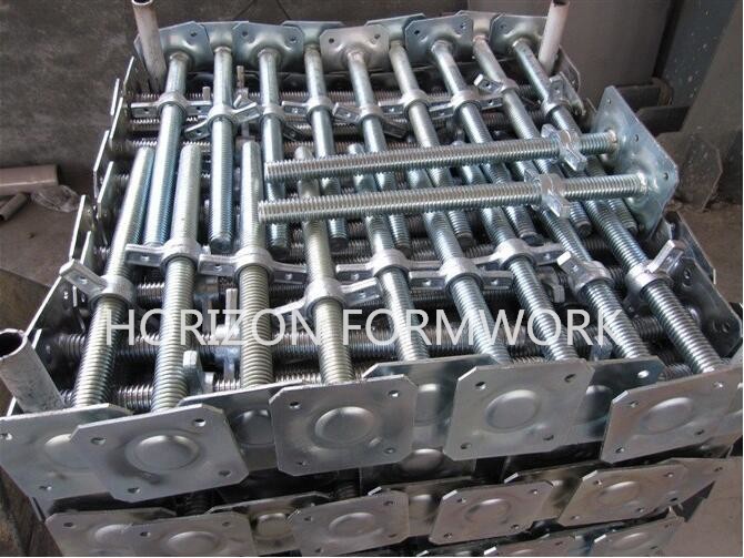 Bs1139 Scaffolding Adjustable Screw Oem U Head Jack Base For Ringlock System